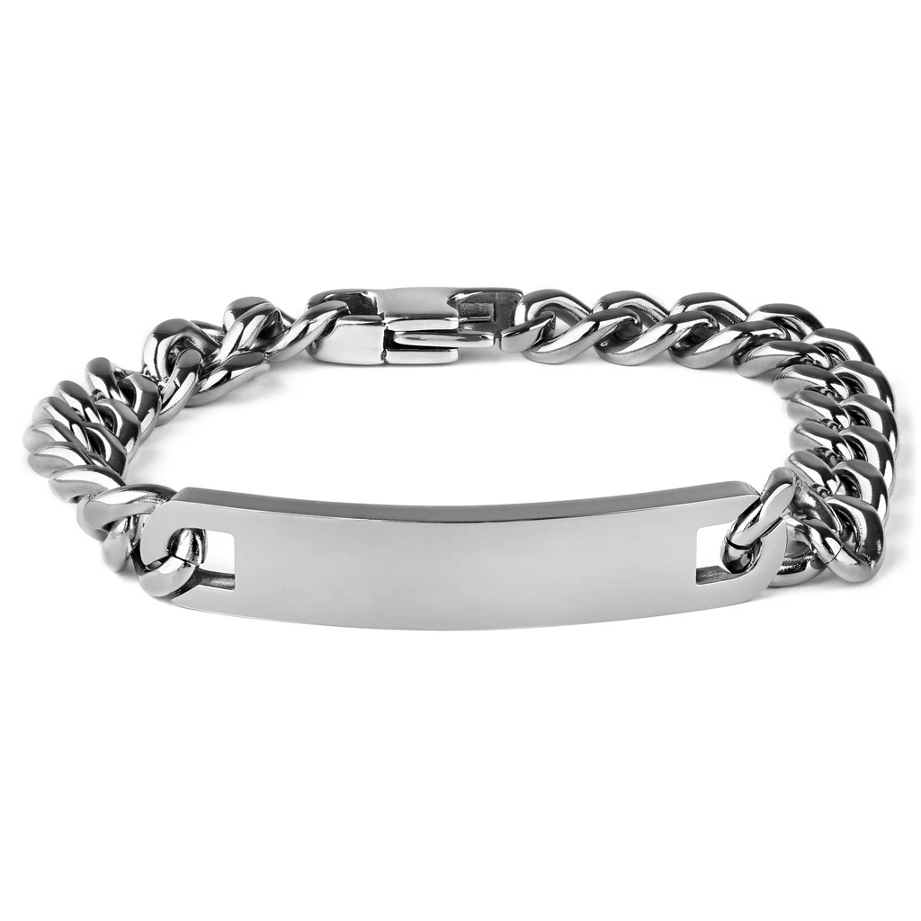 Esclava ainox 9.8 mm plateado