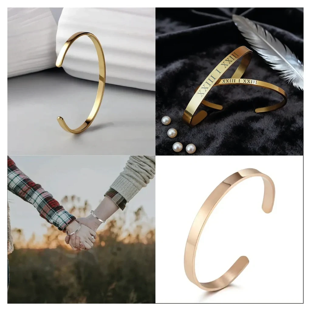 Brazalete Dorado 4 mm