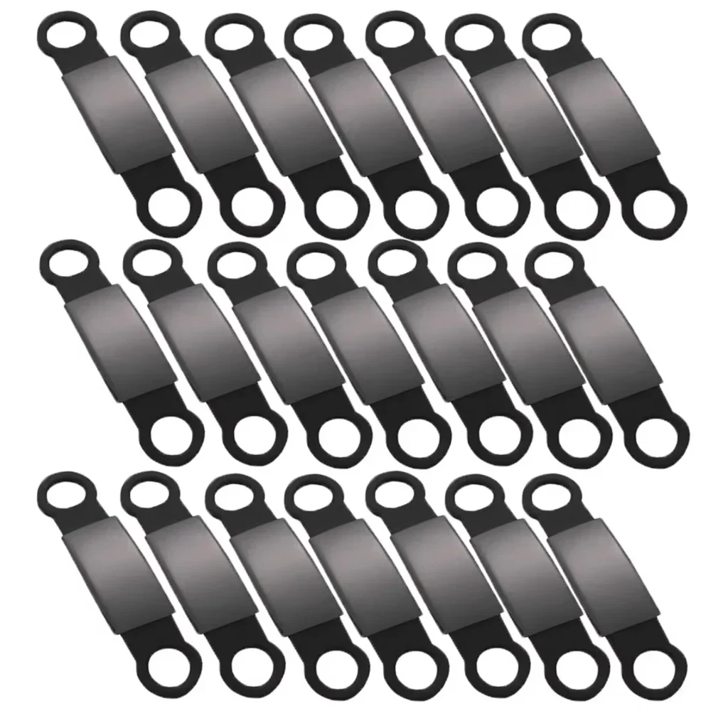 Placa Etiqueta con Soporte de Silicona talla M