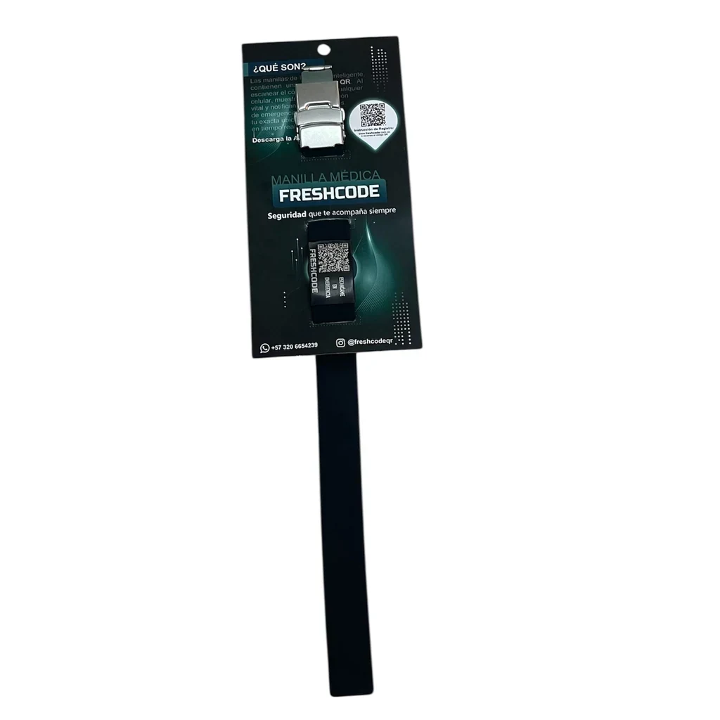 Manilla FreshCode broche18 mm Negra
